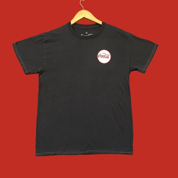 Coca Cola Cowboy Black Tee with Red and Yellow Accents - Picture 3 of 8